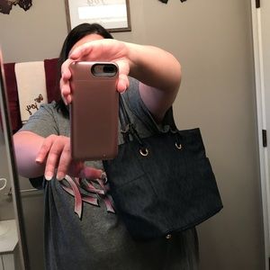 Navy MK tote